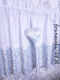 Zazdrostka w kwiatuszki łączka  koronka bawełna serca 