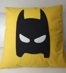 Poszewka na poduszkę żółta Batman